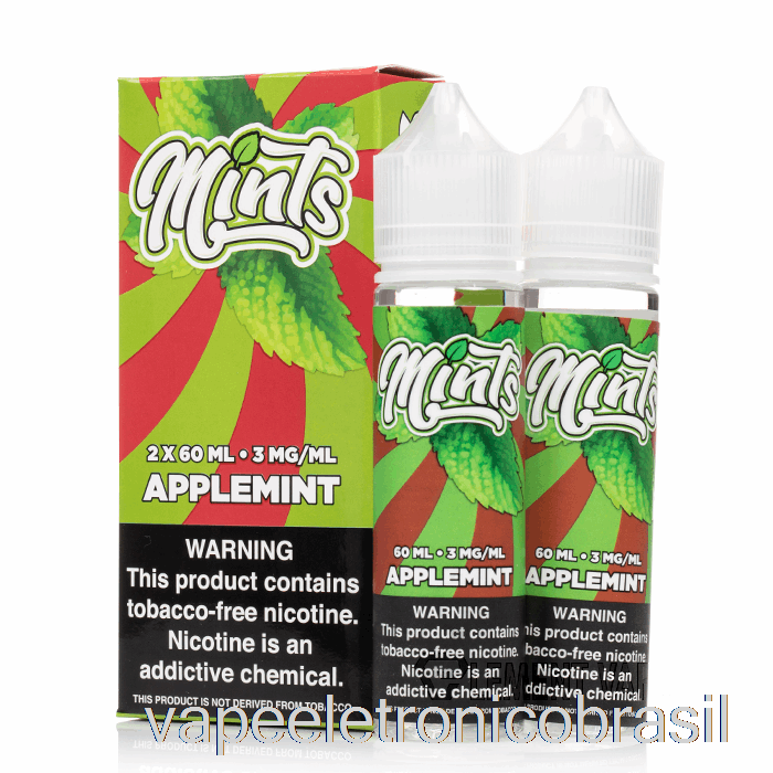 Vape Vaporesso Applemint - Mentas Vape Co - 120ml 3mg